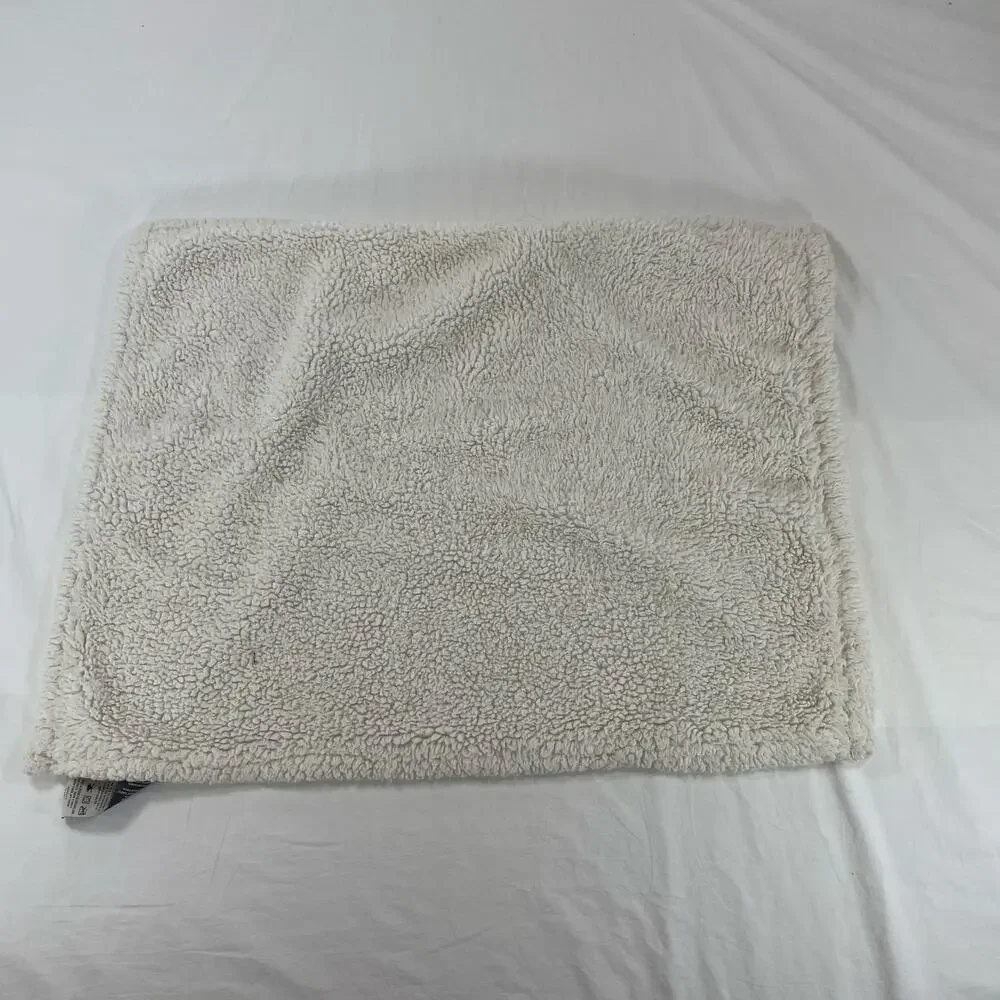 UGG Home Sherpa Fleece Pillow Sham Standard Taupe Beige Reversible Zipper